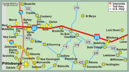 pennsylvania lawmakers and PennDOT raise taxes on I-80