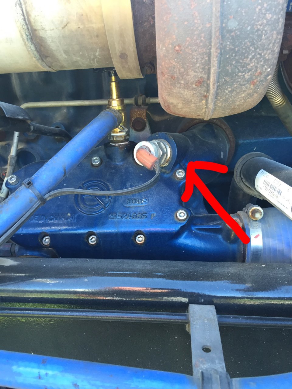 Need to install Detroit block heater Trucking