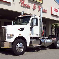 2022 White Double Stack Peterbilt 567