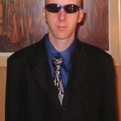 Me trying to look like Joe Cool.