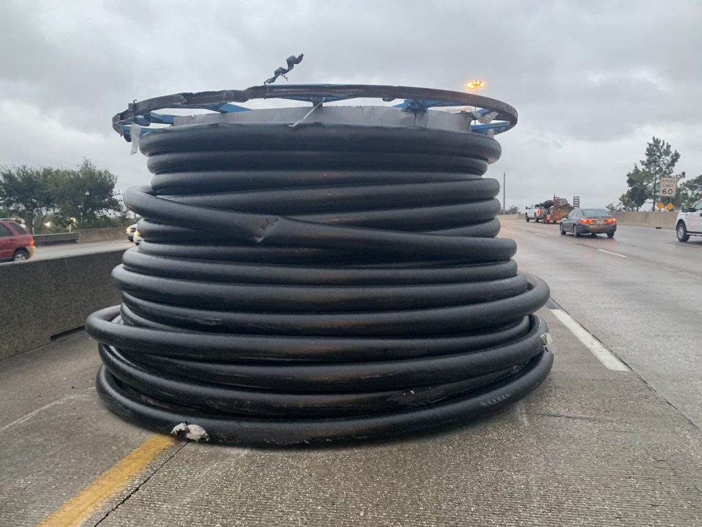 Secure Your Load! 5th Runaway Spool In 2 Months In Same Area