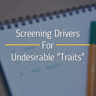 ATRI Making Tool To Screen Drivers Based On “Traits”